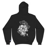 Smoking frog Champion Hoodie