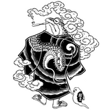 Smoking frog Champion Hoodie